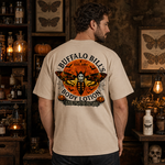 Buffalo Bill’s Body Lotion Horror Moth Graphic Halloween T-Shirt with Vintage Front and Back Print