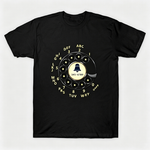 Vintage Rotary Phone Dial Pattern T-Shirt--VINT001