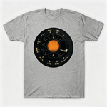 Vintage Rotary Phone Dial Pattern T-Shirt--VINT022