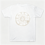 Vintage Rotary Phone Dial Pattern T-Shirt--VINT005