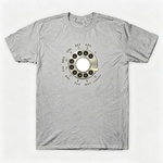 Vintage Rotary Phone Dial Pattern T-Shirt--VINT024