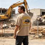 Heemeyer Demolition Vintage Heavy Equipment T-Shirt, Construction Worker Graphic Tee