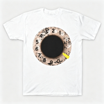 Vintage Rotary Phone Dial Pattern T-Shirt--VINT010