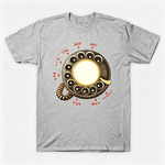 Vintage Rotary Phone Dial Pattern T-Shirt--VINT030