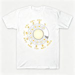 Vintage Rotary Phone Dial Pattern T-Shirt--VINT051