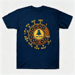 Vintage Rotary Phone Dial Pattern T-Shirt--VINT015