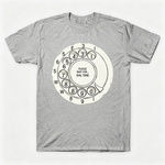 Vintage Rotary Phone Dial Pattern T-Shirt--VINT046