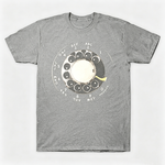 Vintage Rotary Phone Dial Pattern T-Shirt--VINT004