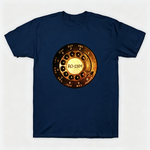 Vintage Rotary Phone Dial Pattern T-Shirt--VINT021