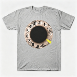 Vintage Rotary Phone Dial Pattern T-Shirt--VINT010