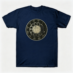 Vintage Rotary Phone Dial Pattern T-Shirt--VINT028