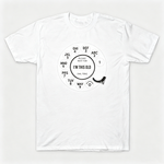 Vintage Rotary Phone Dial Pattern T-Shirt--VINT016