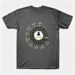Vintage Rotary Phone Dial Pattern T-Shirt--VINT002