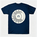 Vintage Rotary Phone Dial Pattern T-Shirt--VINT046