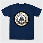 Vintage Rotary Phone Dial Pattern T-Shirt--VINT041