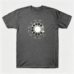 Vintage Rotary Phone Dial Pattern T-Shirt--VINT024