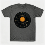 Vintage Rotary Phone Dial Pattern T-Shirt--VINT022