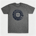 Vintage Rotary Phone Dial Pattern T-Shirt--VINT020
