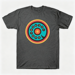 Vintage Rotary Phone Dial Pattern T-Shirt--VINT006