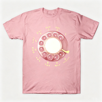 Vintage Rotary Phone Dial Pattern T-Shirt--VINT011