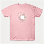 Vintage Rotary Phone Dial Pattern T-Shirt--VINT024