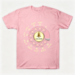 Vintage Rotary Phone Dial Pattern T-Shirt--VINT013