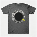 Vintage Rotary Phone Dial Pattern T-Shirt--VINT010