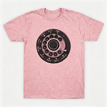 Vintage Rotary Phone Dial Pattern T-Shirt--VINT036