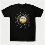 Vintage Rotary Phone Dial Pattern T-Shirt--VINT042