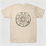 Vintage Rotary Phone Dial Pattern T-Shirt--VINT007