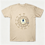 Vintage Rotary Phone Dial Pattern T-Shirt--VINT002