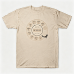 Vintage Rotary Phone Dial Pattern T-Shirt--VINT016