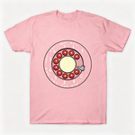 Vintage Rotary Phone Dial Pattern T-Shirt--VINT044