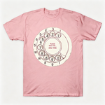 Vintage Rotary Phone Dial Pattern T-Shirt--VINT046