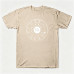 Vintage Rotary Phone Dial Pattern T-Shirt--VINT008