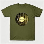Vintage Rotary Phone Dial Pattern T-Shirt--VINT021