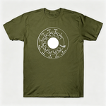 Vintage Rotary Phone Dial Pattern T-Shirt--VINT009