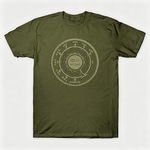 Vintage Rotary Phone Dial Pattern T-Shirt--VINT014