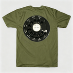 Vintage Rotary Phone Dial Pattern T-Shirt--VINT048