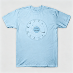 Vintage Rotary Phone Dial Pattern T-Shirt--VINT008