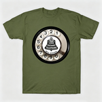 Vintage Rotary Phone Dial Pattern T-Shirt--VINT041