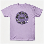 Vintage Rotary Phone Dial Pattern T-Shirt--VINT016