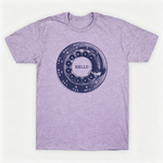 Vintage Rotary Phone Dial Pattern T-Shirt--VINT020