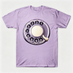 Vintage Rotary Phone Dial Pattern T-Shirt--VINT034