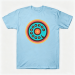 Vintage Rotary Phone Dial Pattern T-Shirt--VINT006