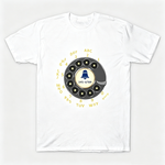 Vintage Rotary Phone Dial Pattern T-Shirt--VINT002