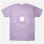 Vintage Rotary Phone Dial Pattern T-Shirt--VINT053