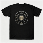 Vintage Rotary Phone Dial Pattern T-Shirt--VINT014