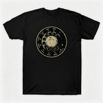 Vintage Rotary Phone Dial Pattern T-Shirt--VINT028