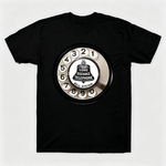 Vintage Rotary Phone Dial Pattern T-Shirt--VINT041